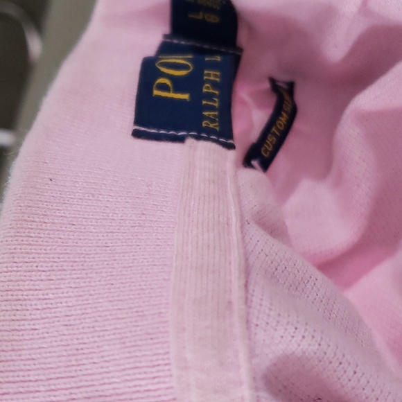 Polo Ralph Lauren Custom Slim Fit Pink LG - Picture 10 of 11